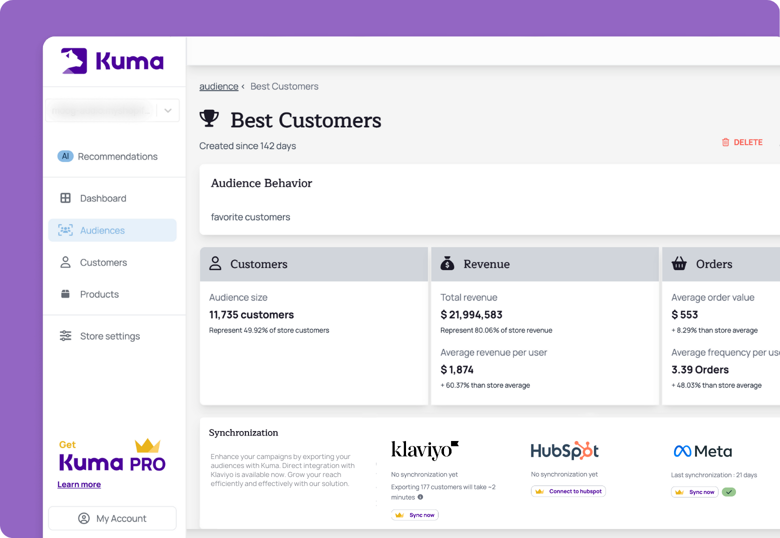Learn from your best customers to delight new customers - Kuma AI segmentation app